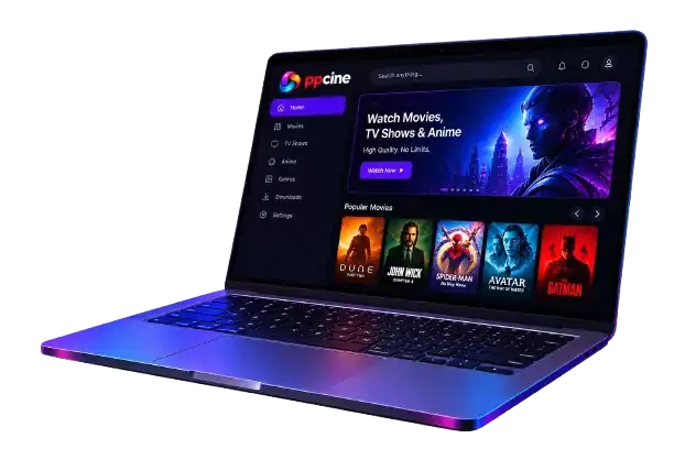 PPCine for PC (Windows & Mac): The Complete Install & Streaming Guide 1 PPCine streaming app on laptop for PC